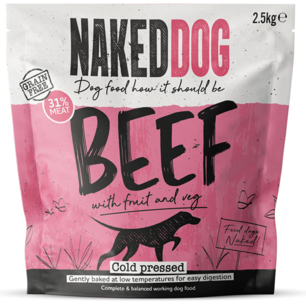 Naked Dog Premium Cold Pressed Beef 2.5KG