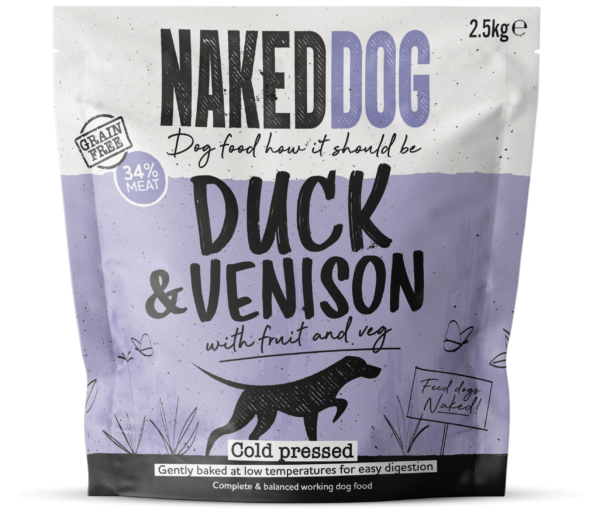 Naked Dog Premium Cold Pressed Duck & Venison 2.5KG