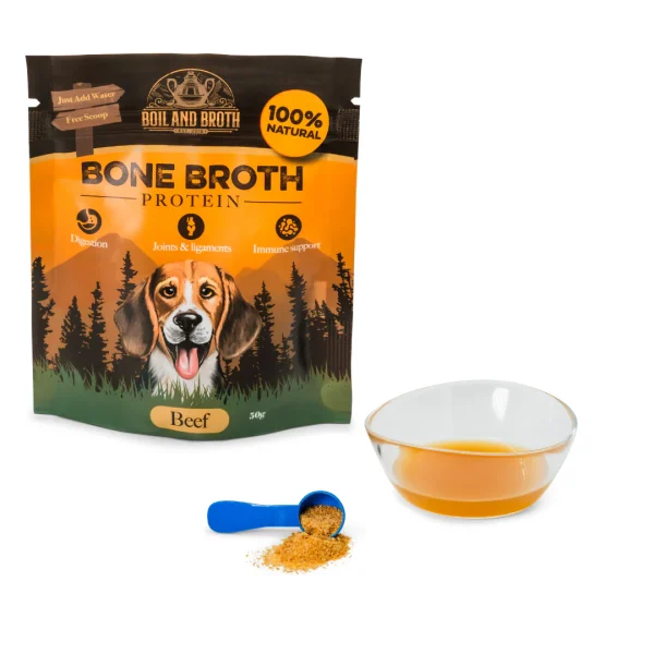 Boil & Broth Lamb Bone Broth for Dogs & Cats 50g